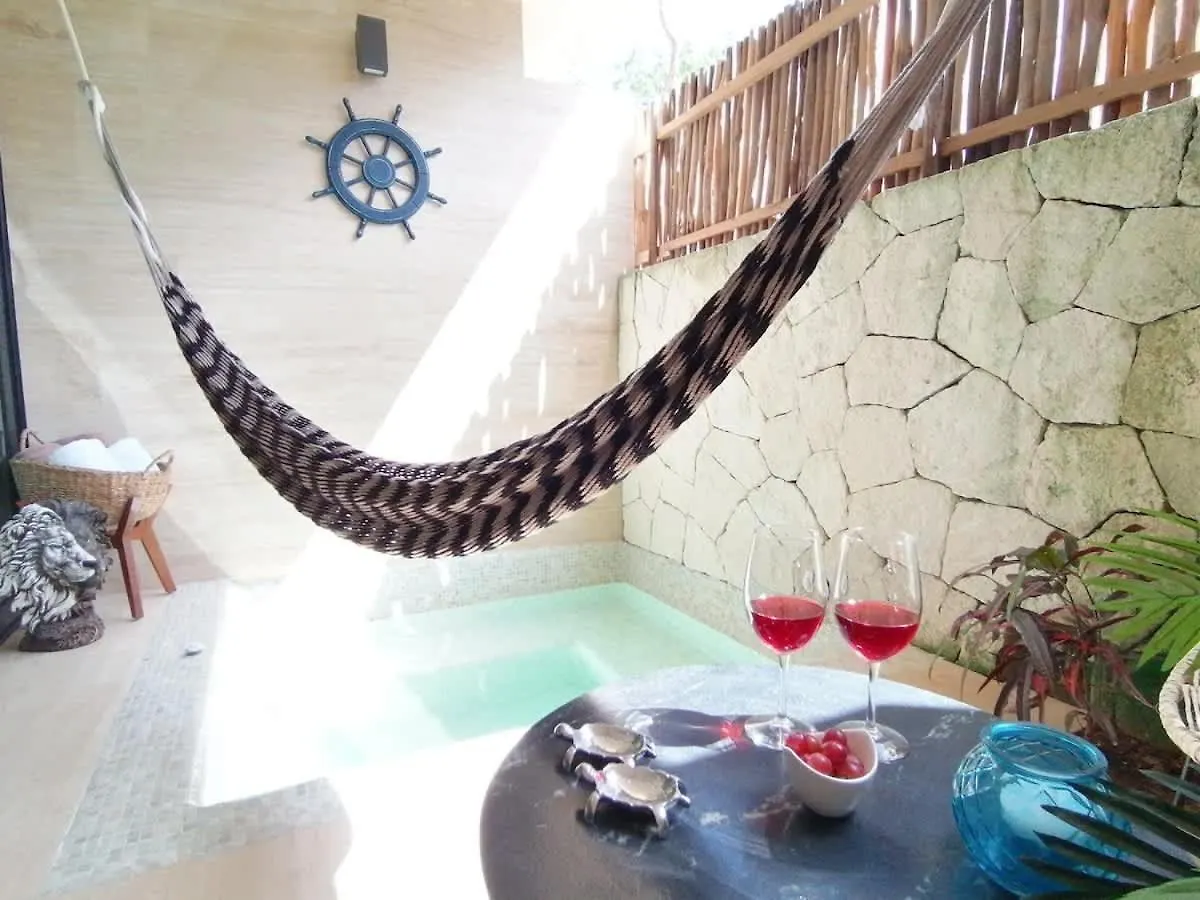 King Bed Cool Pool Hammock Gym Wifi Hyde Tulum Apartment 0*,  Mexico