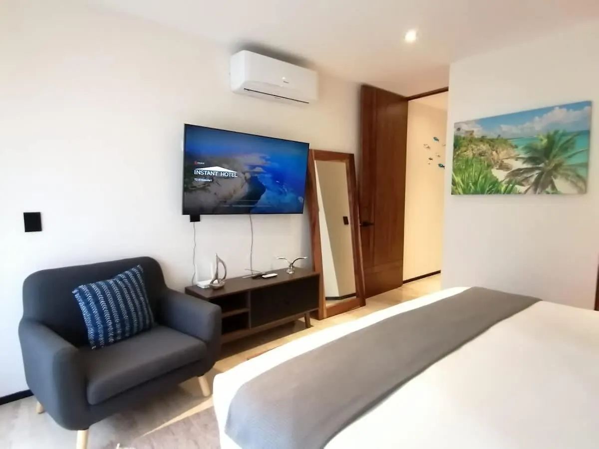 King Bed Cool Pool Hammock Gym Wifi Hyde Tulum Apartment 0*,