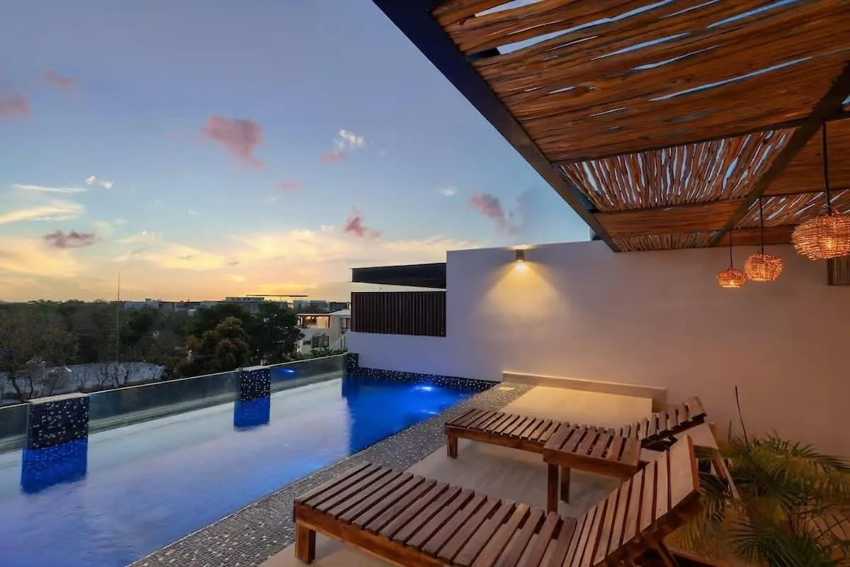 King Bed Cool Pool Hammock Gym Wifi Hyde Tulum Apartment 0*,